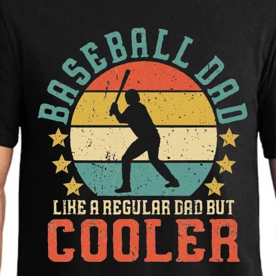 Baseball Dad Funny Baseball Lover Fathers Day Pajama Set