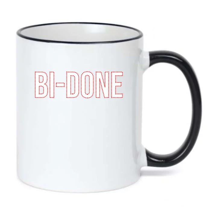 Bi Done Funny Joe Biden Done Black Color Changing Mug