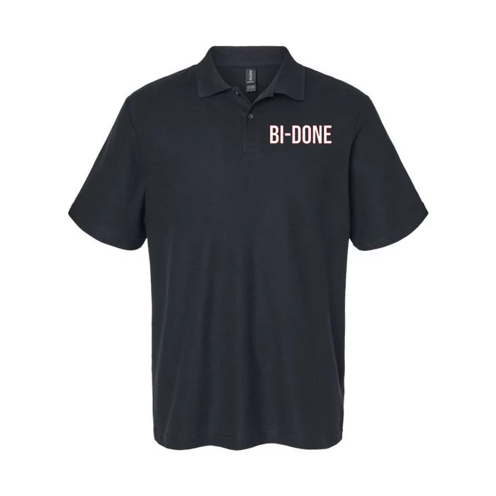 Bi Done Funny Joe Biden Done Softstyle Adult Sport Polo