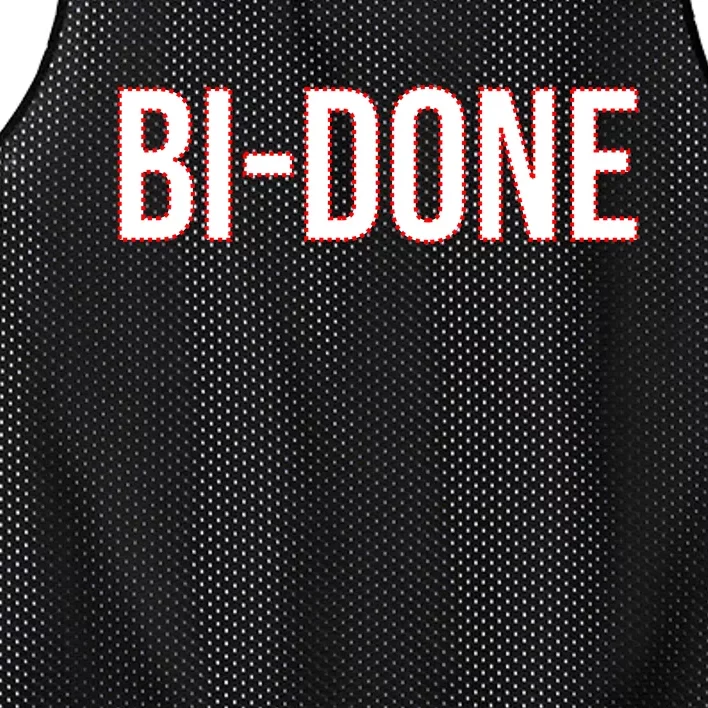 Bi Done Funny Joe Biden Done Mesh Reversible Basketball Jersey Tank