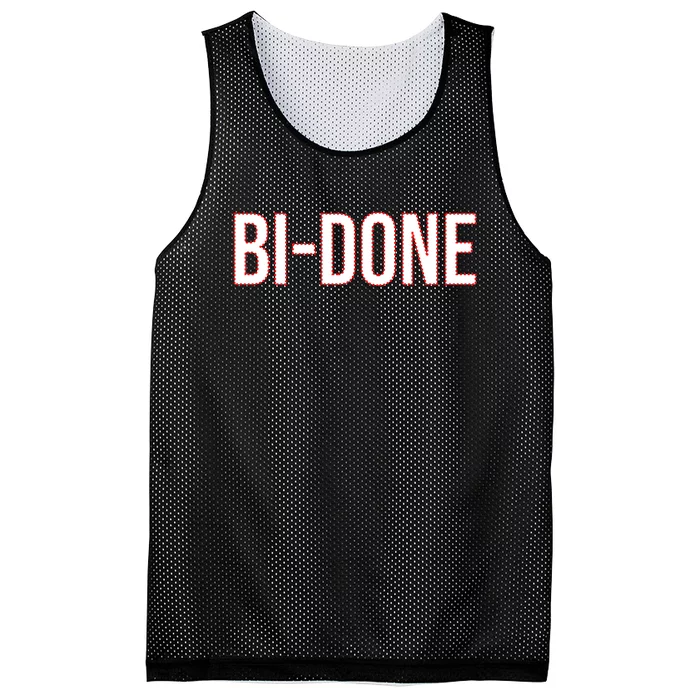 Bi Done Funny Joe Biden Done Mesh Reversible Basketball Jersey Tank