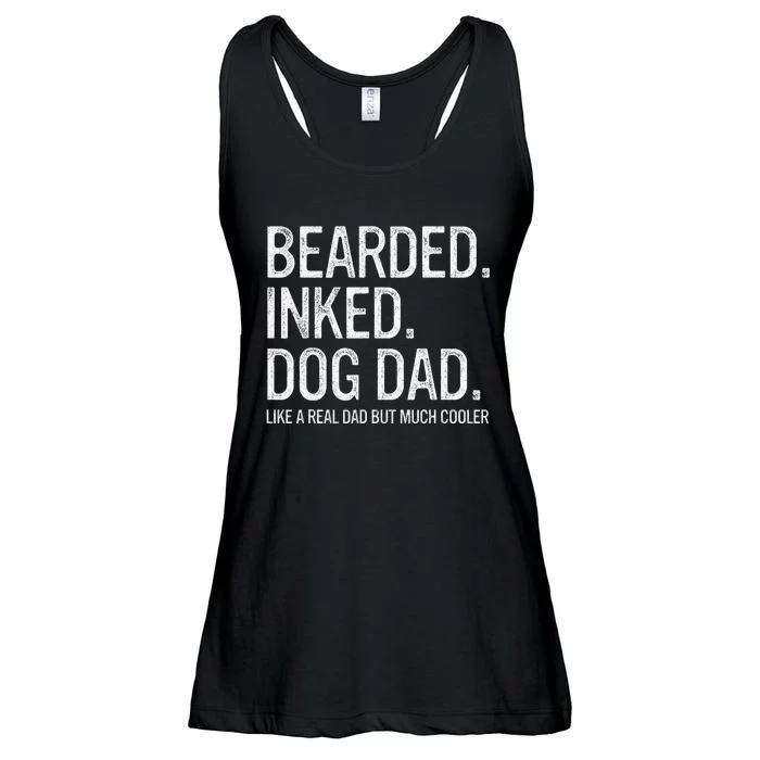 Bearded Dad Funny Beard Humor Father's Day Gift Idea Ladies Essential Flowy Tank