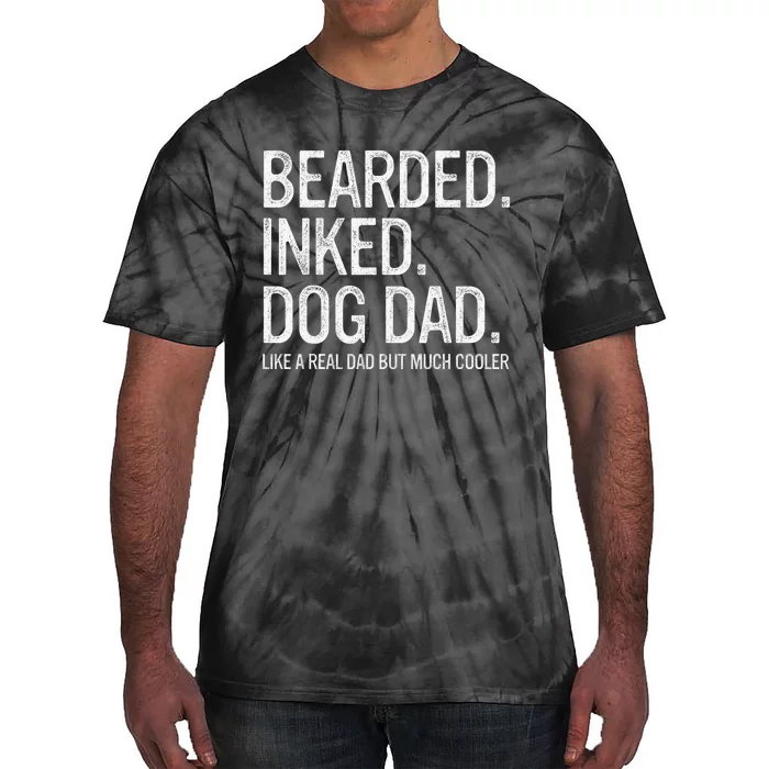 Bearded Dad Funny Beard Humor Father's Day Gift Idea Tie-Dye T-Shirt