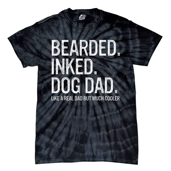 Bearded Dad Funny Beard Humor Father's Day Gift Idea Tie-Dye T-Shirt