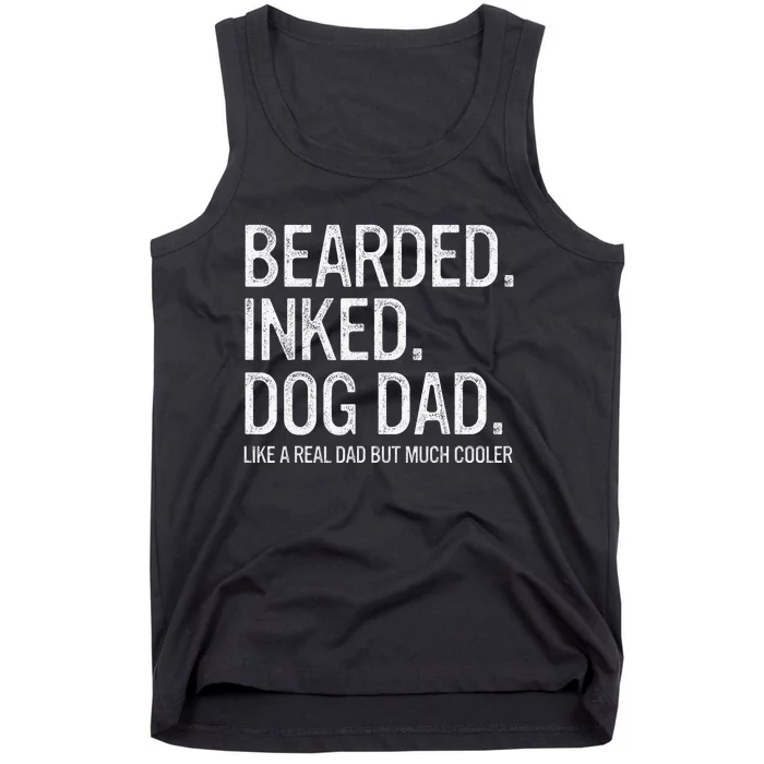 Bearded Dad Funny Beard Humor Father's Day Gift Idea Tank Top