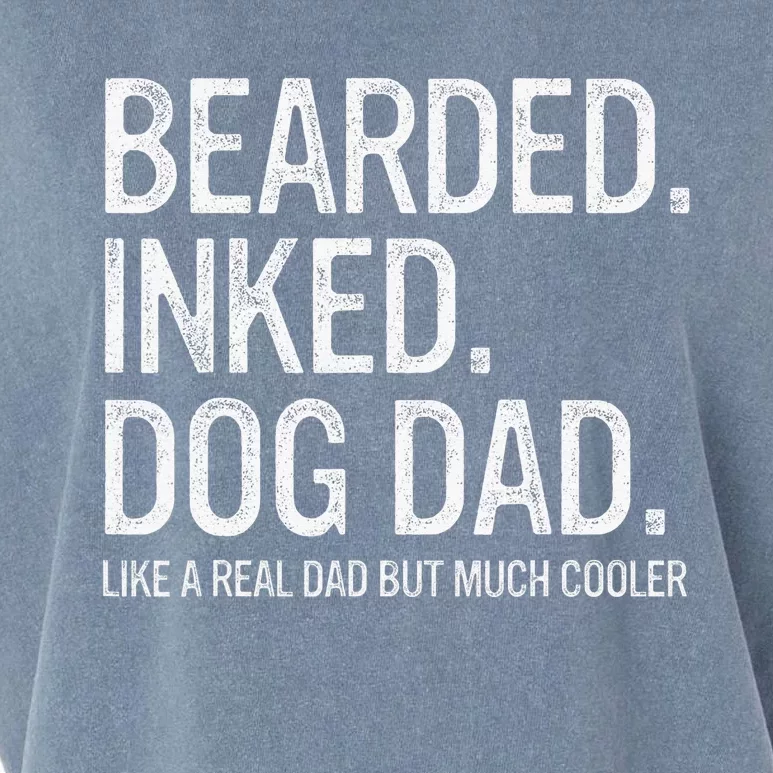 Bearded Dad Funny Beard Humor Father's Day Gift Idea Garment-Dyed Women's Muscle Tee