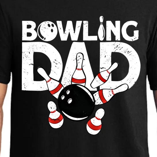 Bowling Dad Funny Bowling Player Bowler Bowling Cool Gift Pajama Set