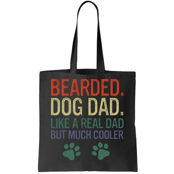 Bearded Dad Funny Beard Humor Father's Day Gift Idea Tote Bag