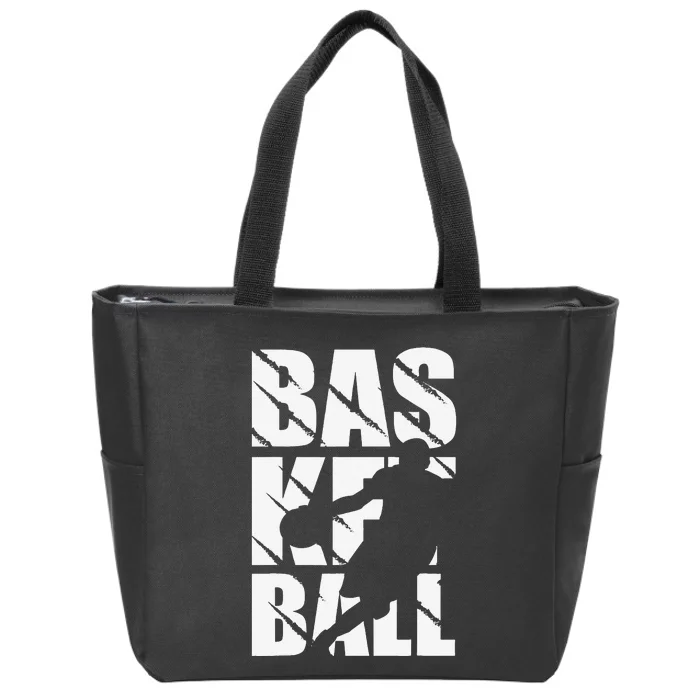 Basketball design for basketball player and basketball Zip Tote Bag