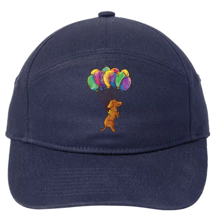 Balloon Dog Flying 7-Panel Snapback Hat