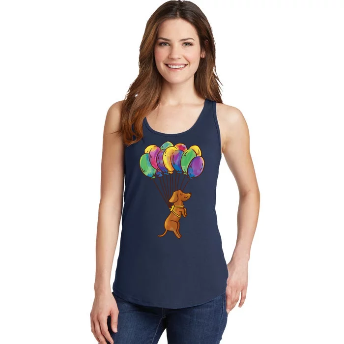 Balloon Dog Flying Ladies Essential Tank