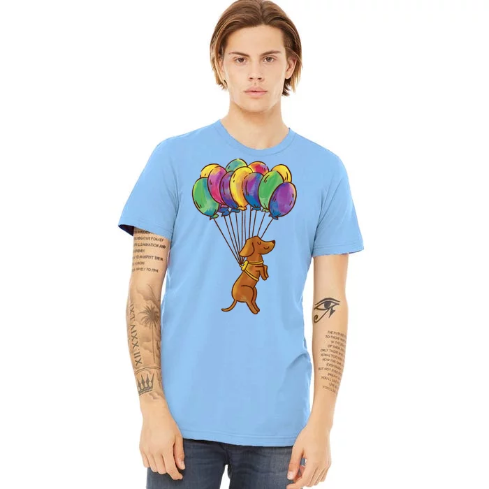 Balloon Dog Flying Premium T-Shirt