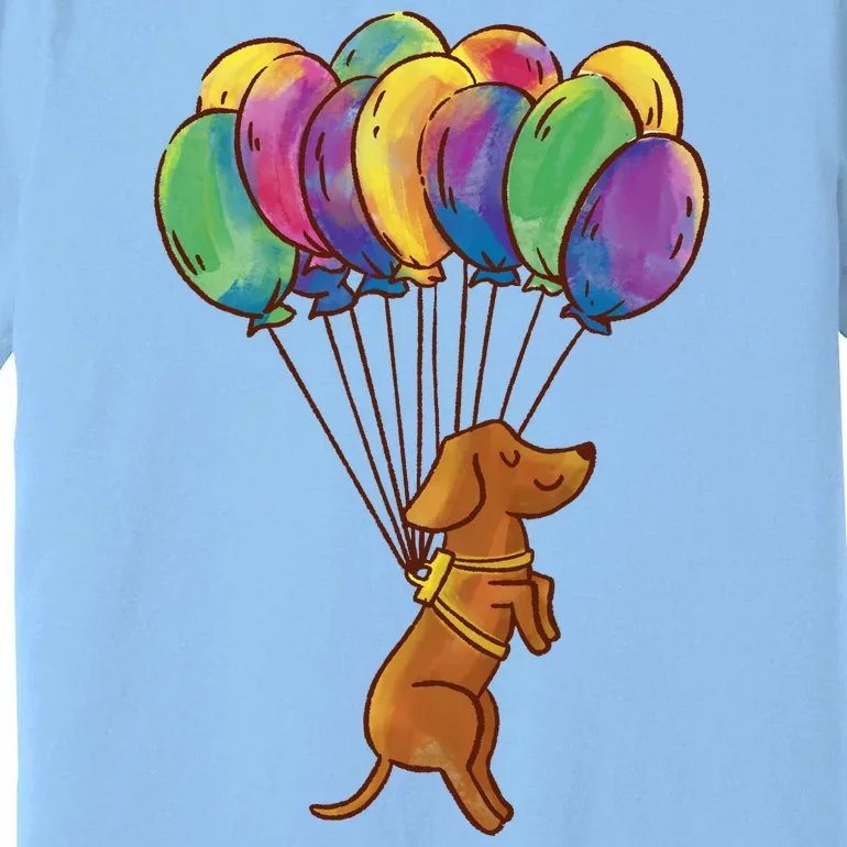 Balloon Dog Flying Premium T-Shirt