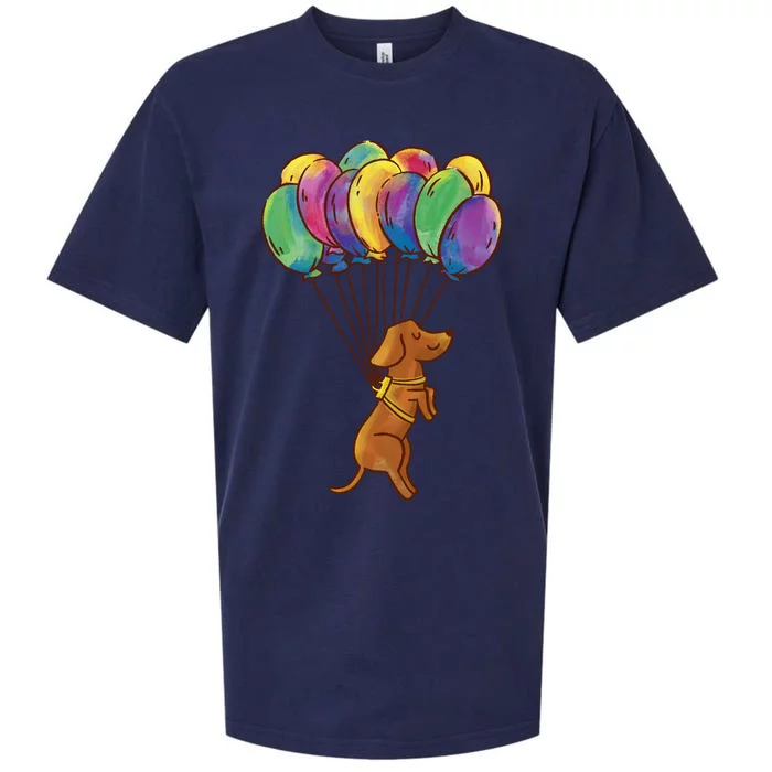 Balloon Dog Flying Sueded Cloud Jersey T-Shirt