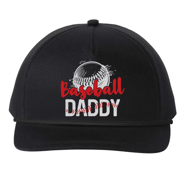 Baseball Daddy FatherS Day Dad Grandpa Baseball Lovers Meaningful Gift Snapback Five-Panel Rope Hat