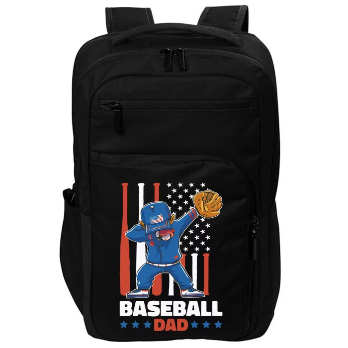 Baseball Dad For Father's Day Gift Impact Tech Backpack