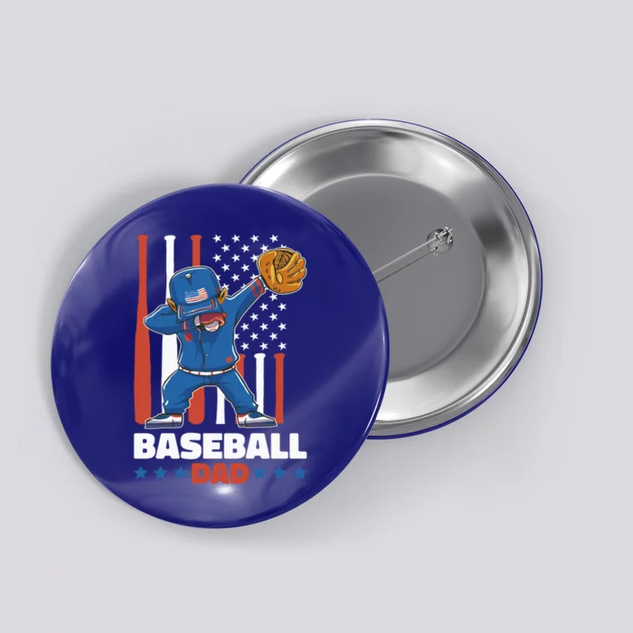 Baseball Dad For Father's Day Gift Button