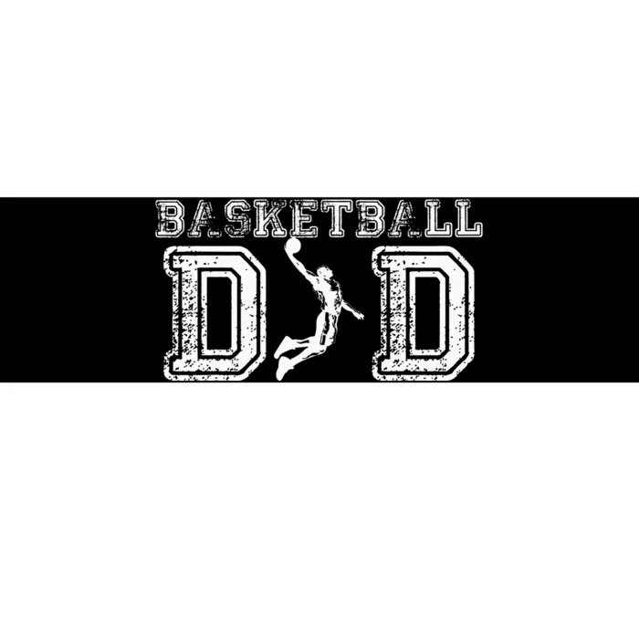 Basketball Dad Fathers Day Gift For Daddy Papa Father Bumper Sticker