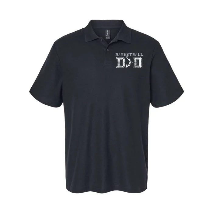 Basketball Dad Fathers Day Gift For Daddy Papa Father Softstyle Adult Sport Polo