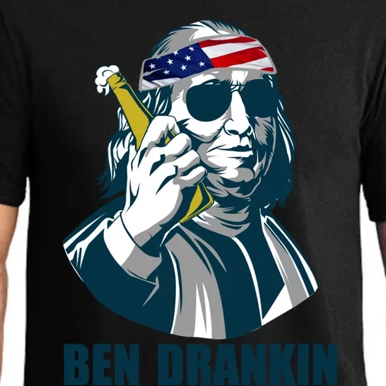 Ben Drankin Franklin Us President 4th Of July Beer Ing Meaningful Gift Pajama Set