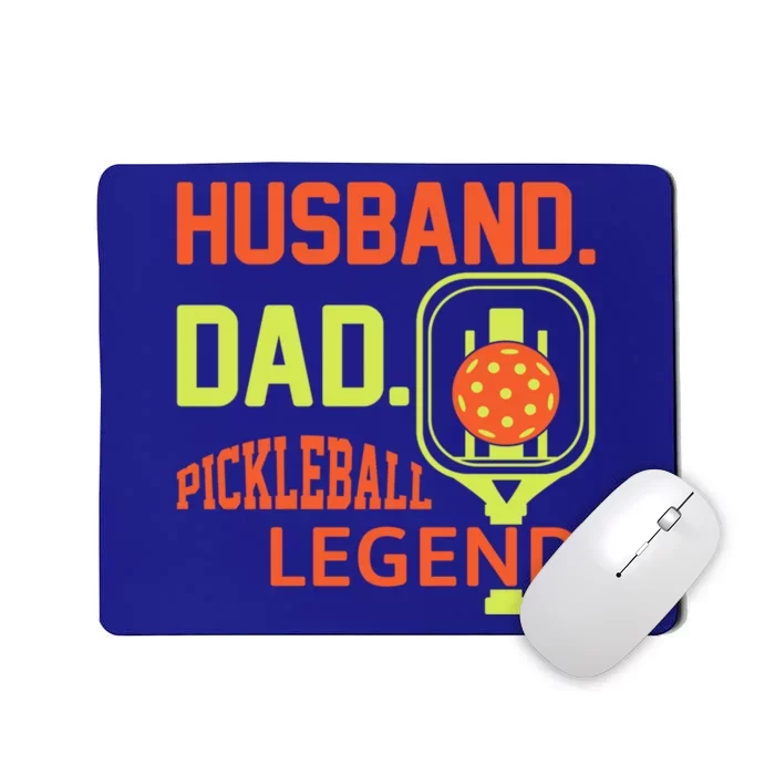 Baseball Dad Fathers Day Husband Dad Pickleball Legend Funny Gift Mousepad