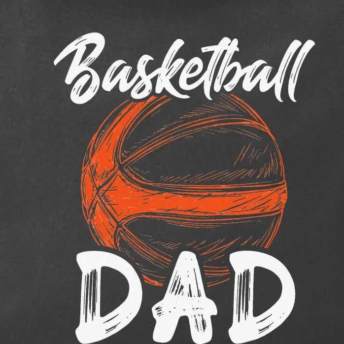 Basketball Dad For Family Matching Basketball Ballers Zip Tote Bag