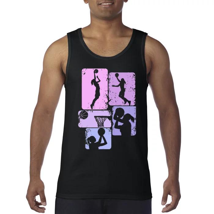 Basketball Dad For Family Matching Basketball Ballers Tank Top