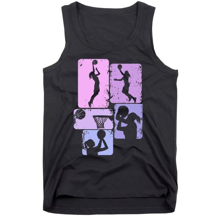 Basketball Dad For Family Matching Basketball Ballers Tank Top