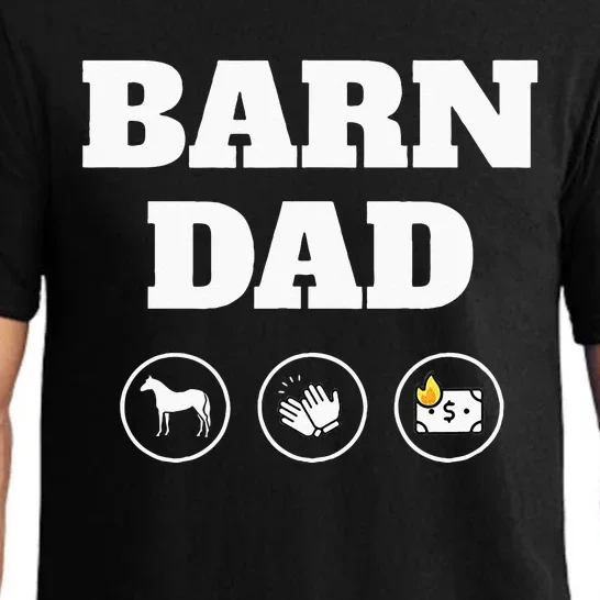 Barn Dad Funny Horse Dad Pajama Set