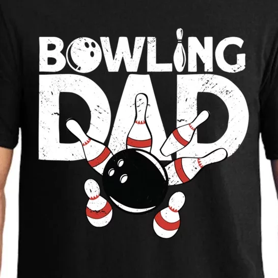 Bowling Dad Funny Bowling Player Bowler Bowling Great Gift Pajama Set