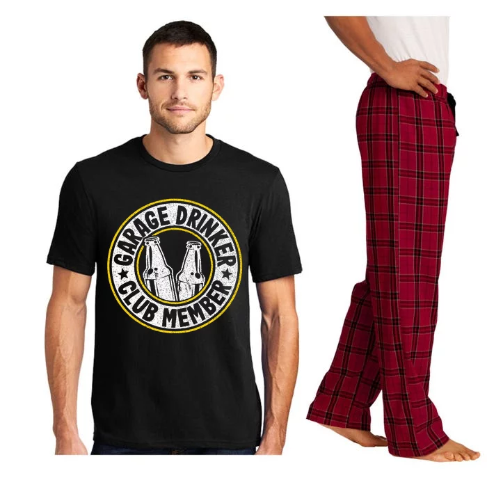 Beer Drinking Funny Beer Lover Garage Drinker Pajama Set