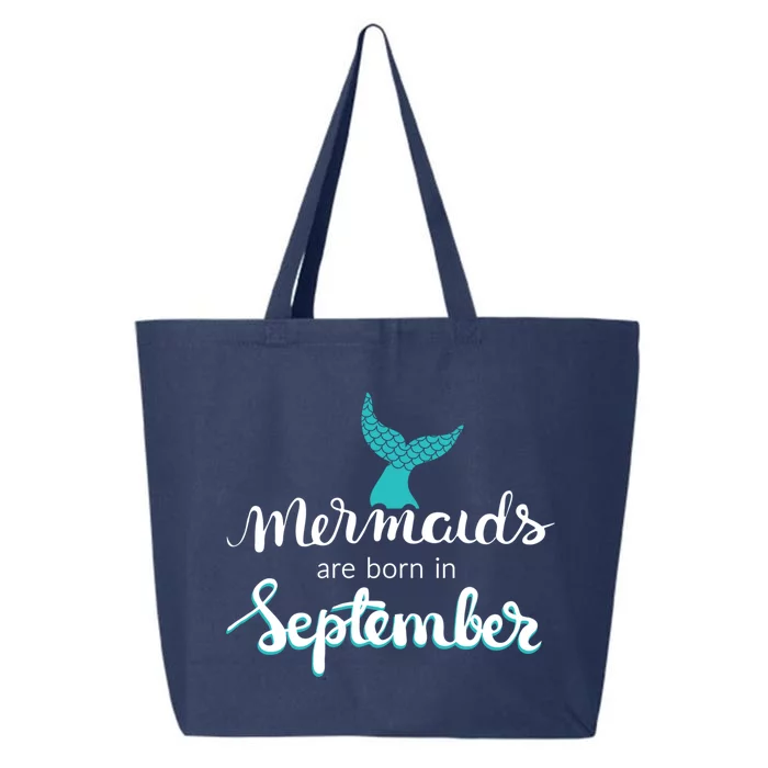 Birthday Daughter Funny Gift Mermaids Are Born In September Gift 25L Jumbo Tote