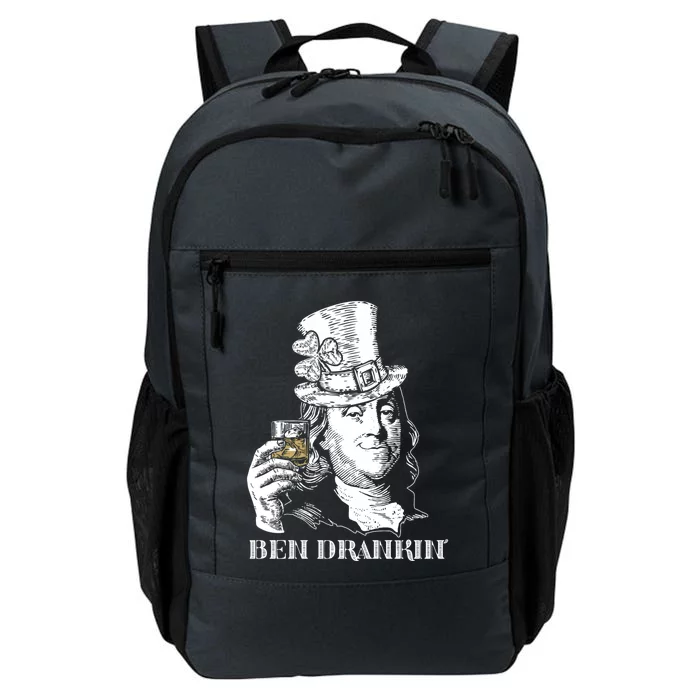 Ben Drankin Funny Leprechaun Hat Clover St Patricks Day Gift Daily Commute Backpack