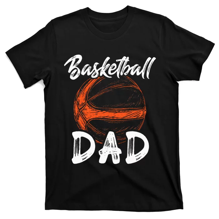 Basketball Dad For Men Family Matching Basketball Ballers T-Shirt