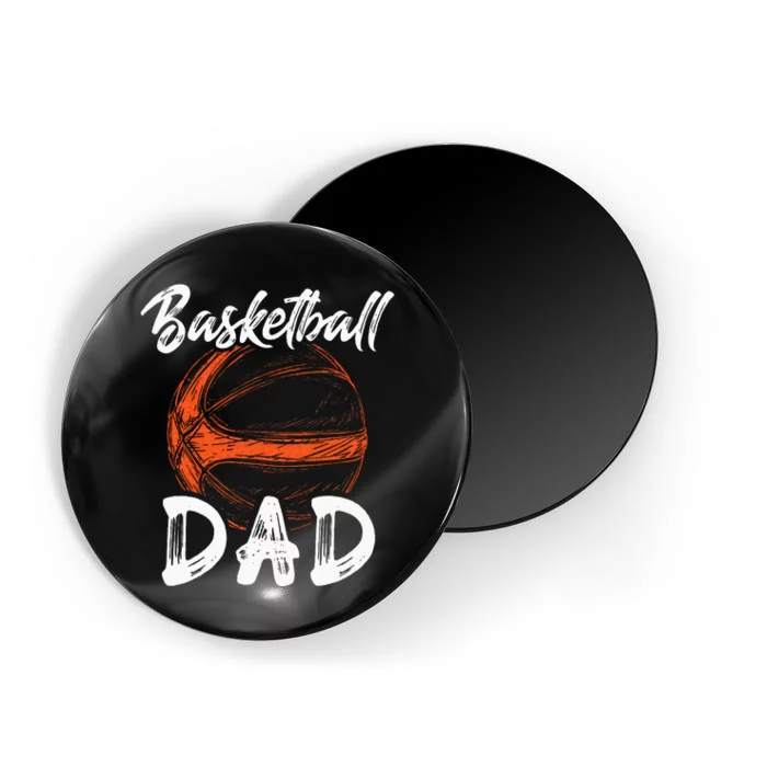 Basketball Dad For Men Family Matching Basketball Ballers Magnet