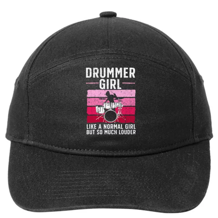 Best Drums For Drummer Music Band Drum Musician 7-Panel Snapback Hat