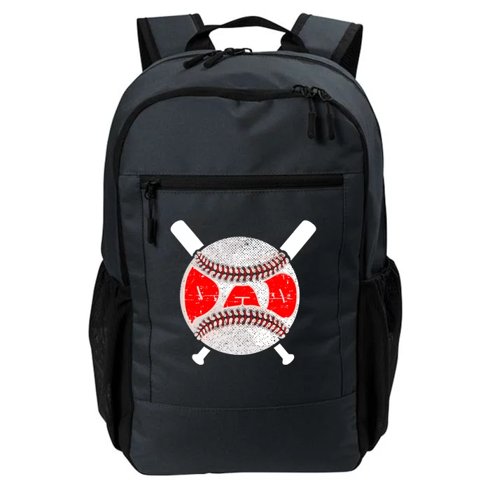 Baseball Dad For Fathers Day Daddy Papa Baseball Gift Daily Commute Backpack