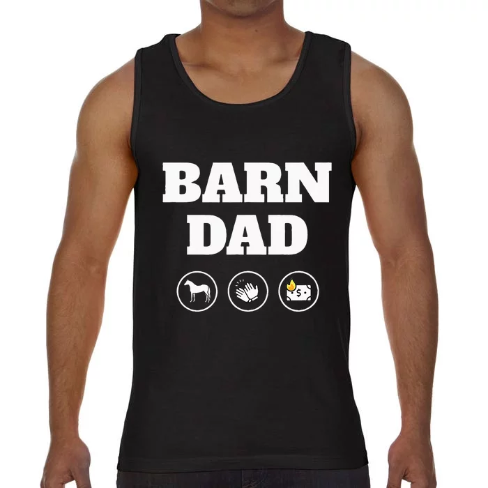 Barn Dad Funny Horse Dad Comfort Colors® Tank Top