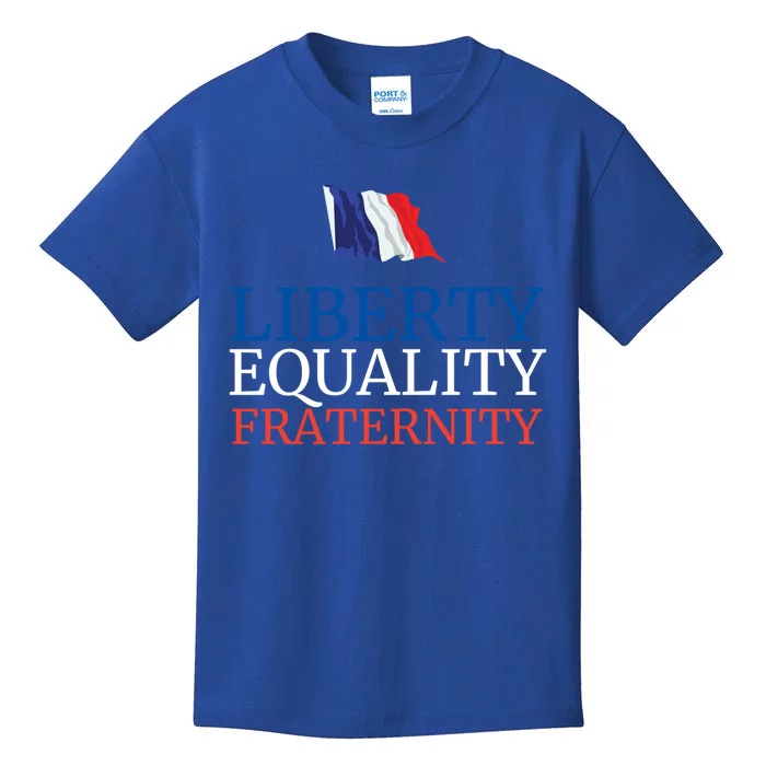 Bastille Day French National Day Liberty Equality Fraternity Gift Kids T-Shirt