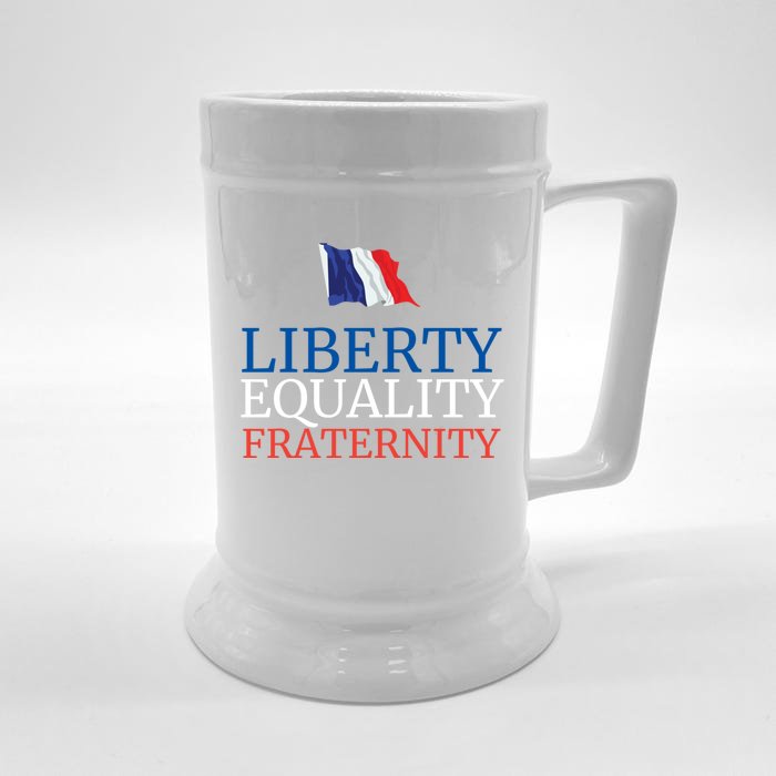 Bastille Day French National Day Liberty Equality Fraternity Gift Front & Back Beer Stein