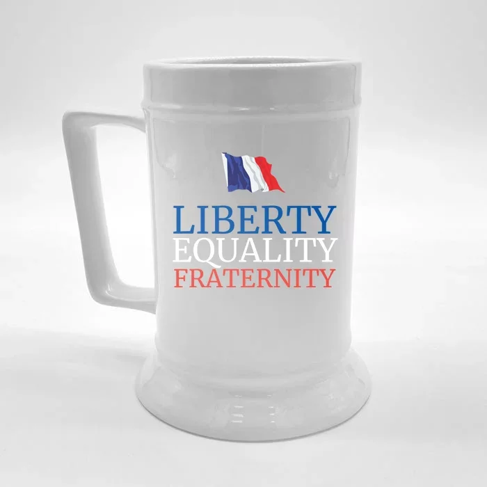 Bastille Day French National Day Liberty Equality Fraternity Gift Front & Back Beer Stein