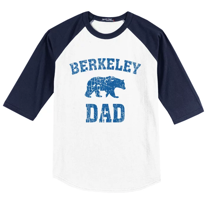 Berkeley Dad Father Bear Vintage Animal Nature Baseball Sleeve Shirt