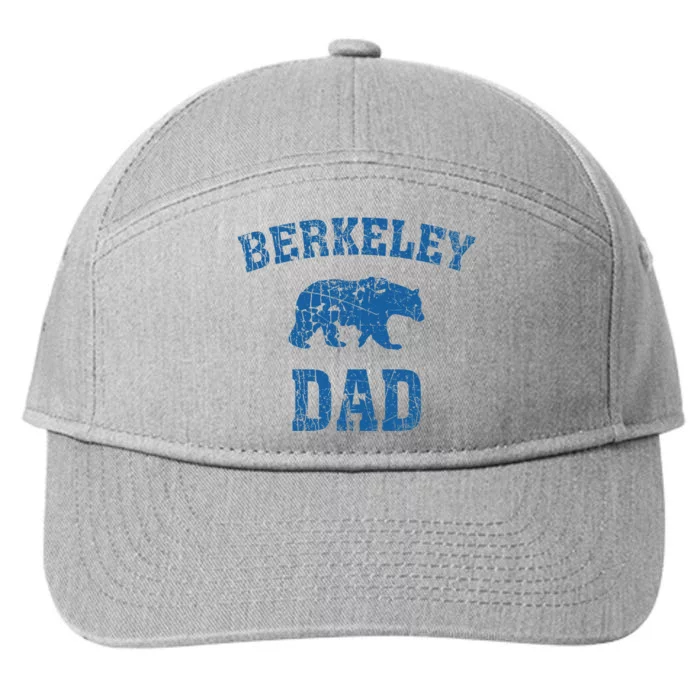 Berkeley Dad Father Bear Vintage Animal Nature 7-Panel Snapback Hat