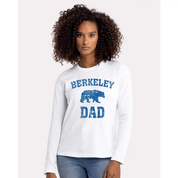 Berkeley Dad Father Bear Vintage Animal Nature Womens Cotton Relaxed Long Sleeve T-Shirt