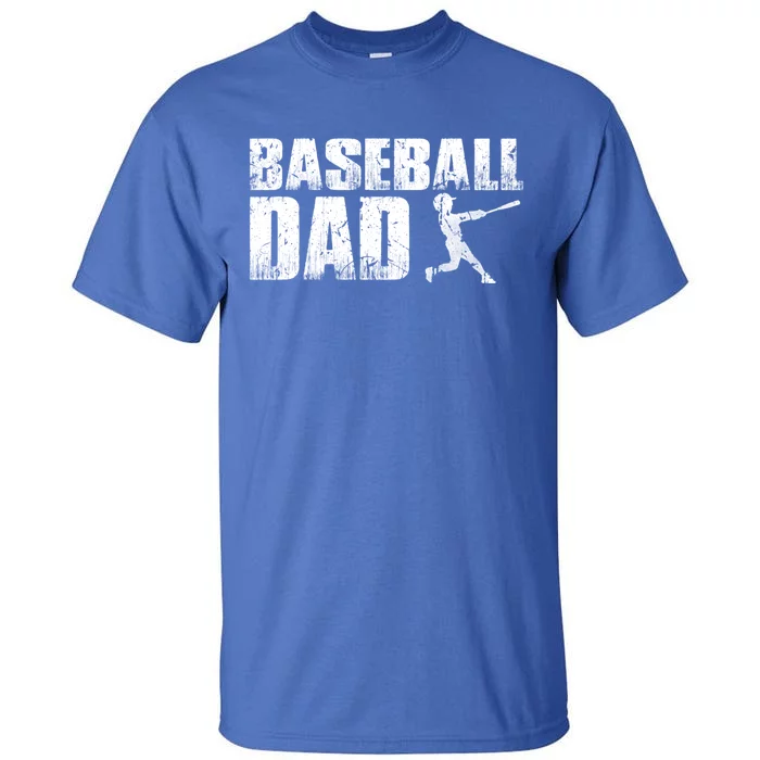 Baseball Dad Funny Baseball Vintage Gift Tall T-Shirt