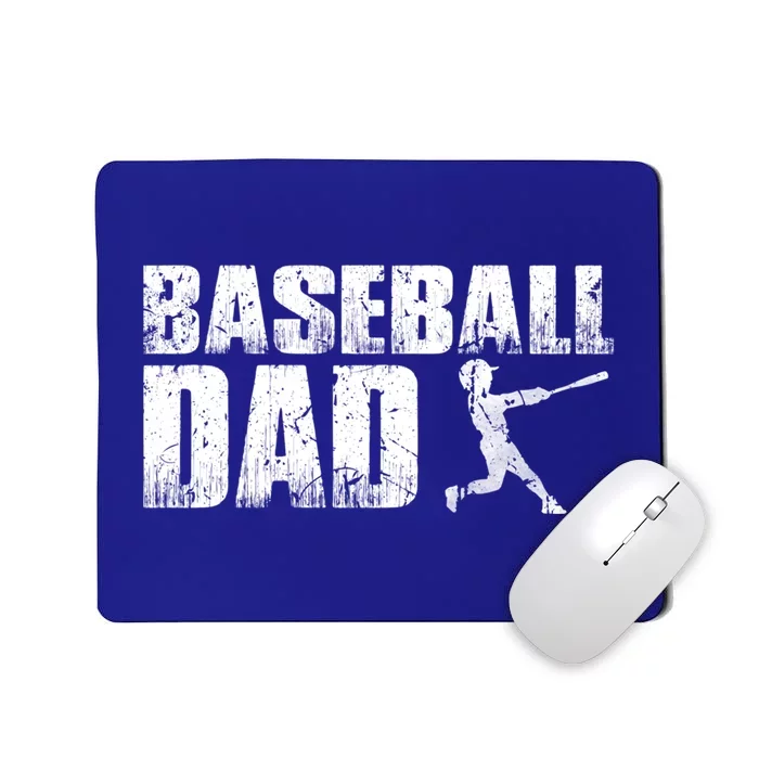 Baseball Dad Funny Baseball Vintage Gift Mousepad