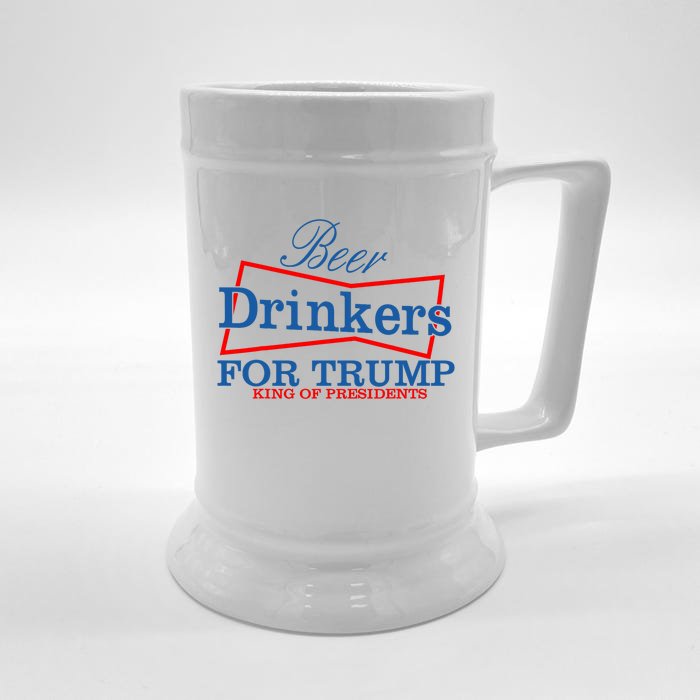 Beer Drinkers For Trump King Of Presidents Front & Back Beer Stein