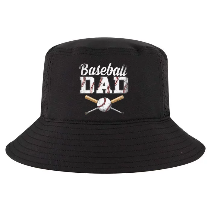 Baseball Dad For Dad Fathers Day Baseball Lovers Cool Comfort Performance Bucket Hat