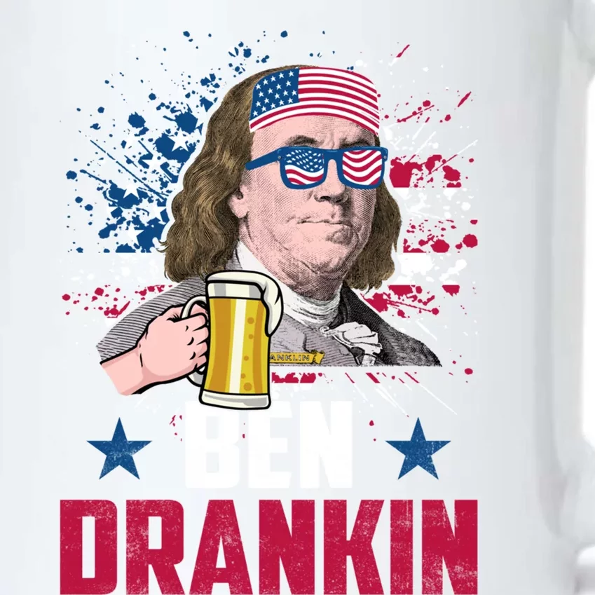 Ben Drankin Funny Benjamin Franklin July 4th Independence Great Gift Black Color Changing Mug