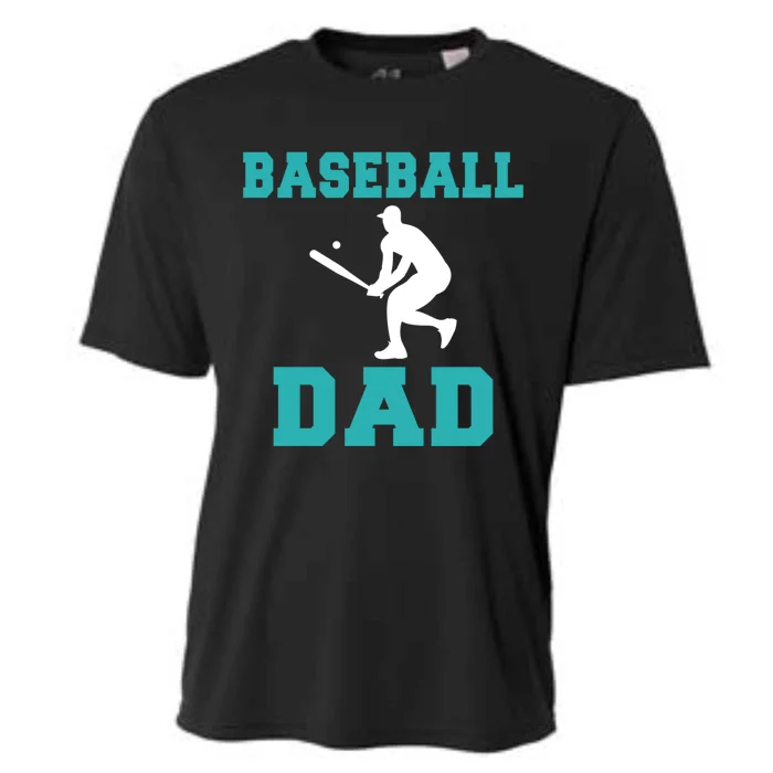 Baseball Dad Funny Gift Cooling Performance Crew T-Shirt